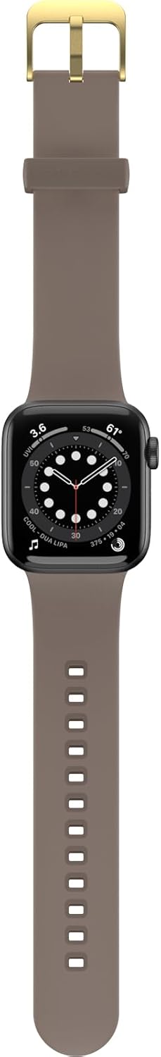 OtterBox Bracelet de montre intelligent 42 mm Noir silicone – Unisexe