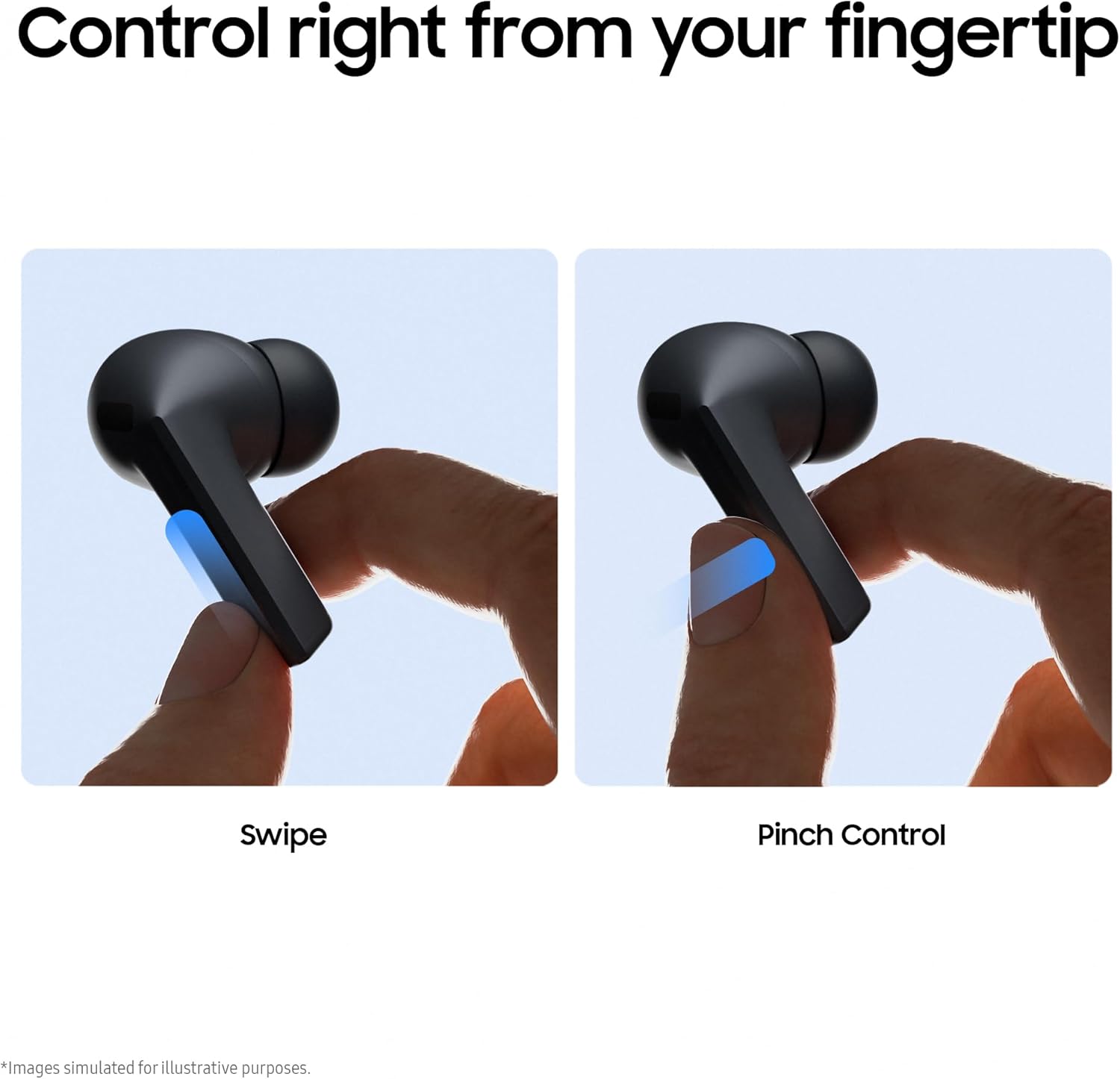 Thumbnail 6 de Samsung Galaxy Buds3 FE wireless earbuds (Grey) with Active Noise Cancelling and 3-year extended warranty (UK version)