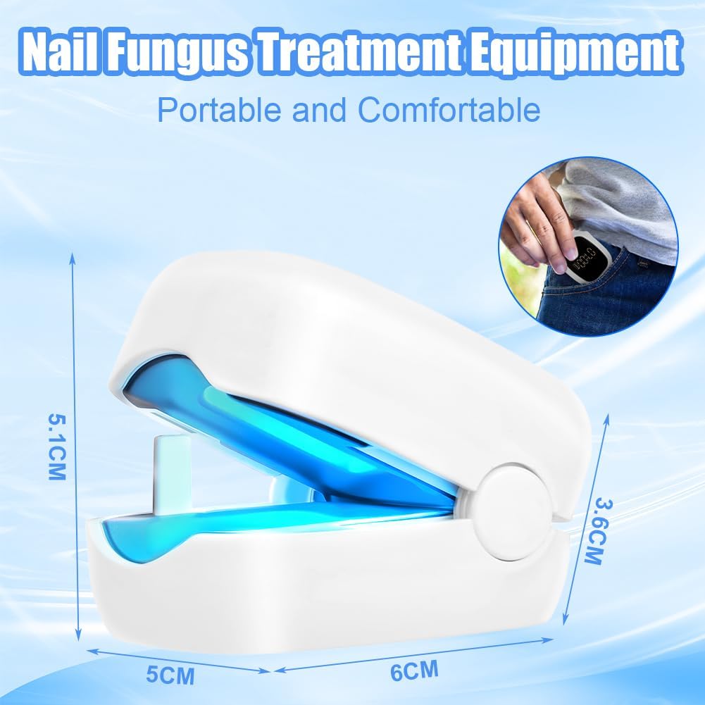 Detalle de AOOWU Appareil Traitement Laser Mycose Ongles – Thérapie portable, sans douleur