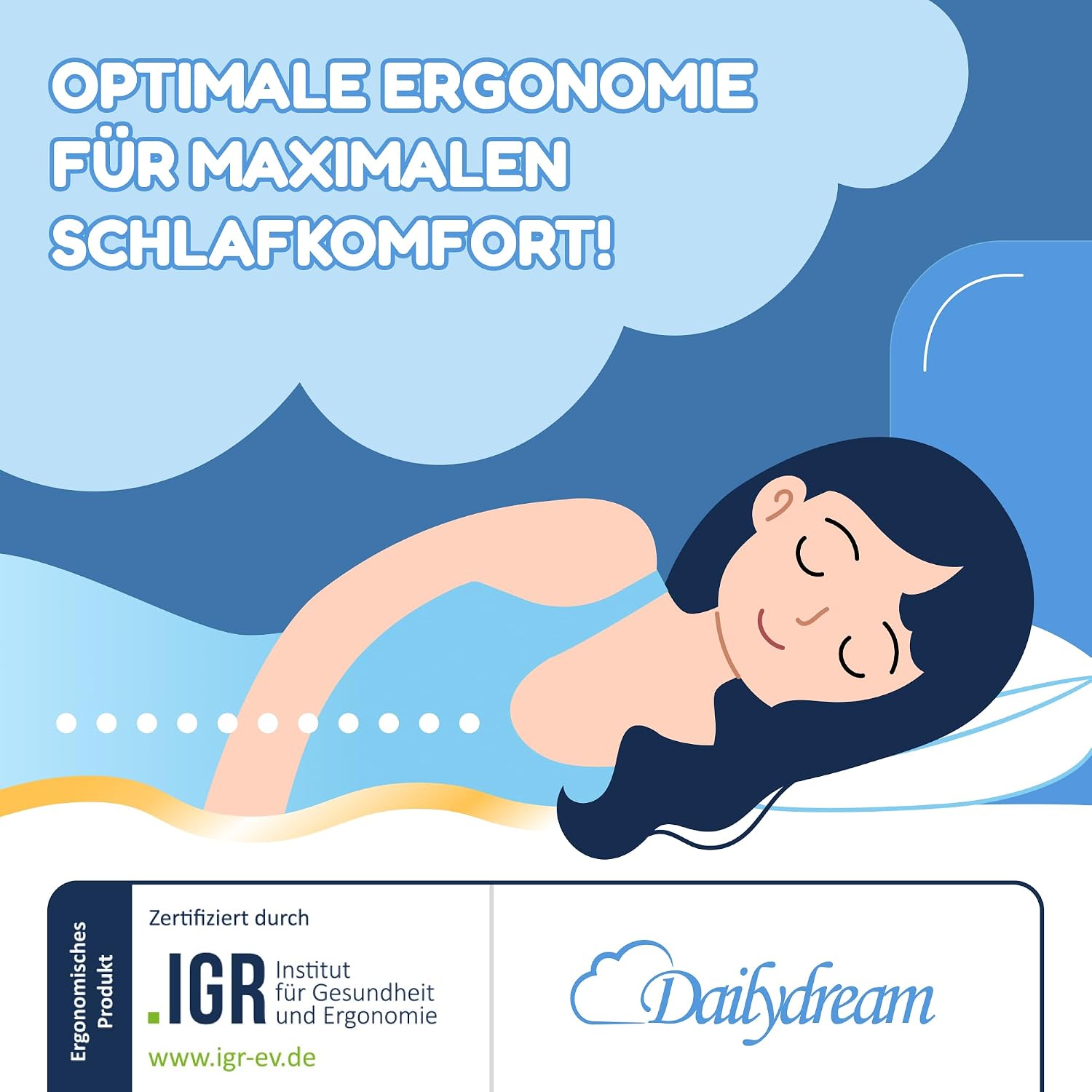 Thumbnail 5 de Dailydream M Modell M Topper 140x200 cm