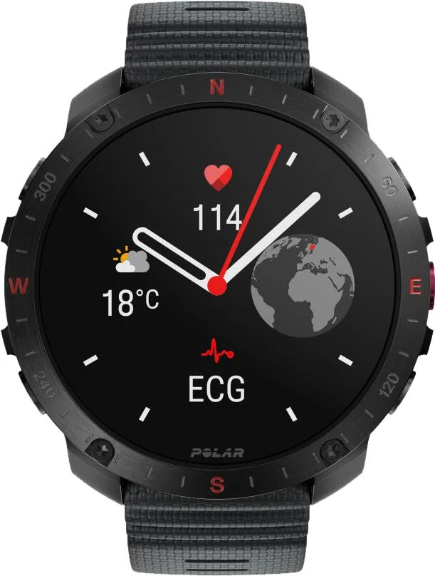 Thumbnail 1 de Polar Grit X 2 Pro Schwarz – Outdoor-Smartwatch für Sport, Bergtouren und Schwimmen