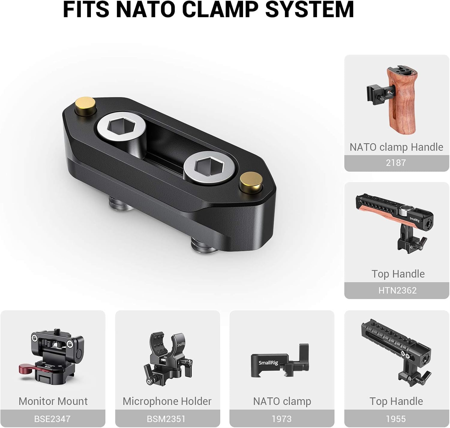 Thumbnail 2 de SMALLRIG NATO Rail 46 mm 1409 con fissaggio rapido per DSLR camera rig