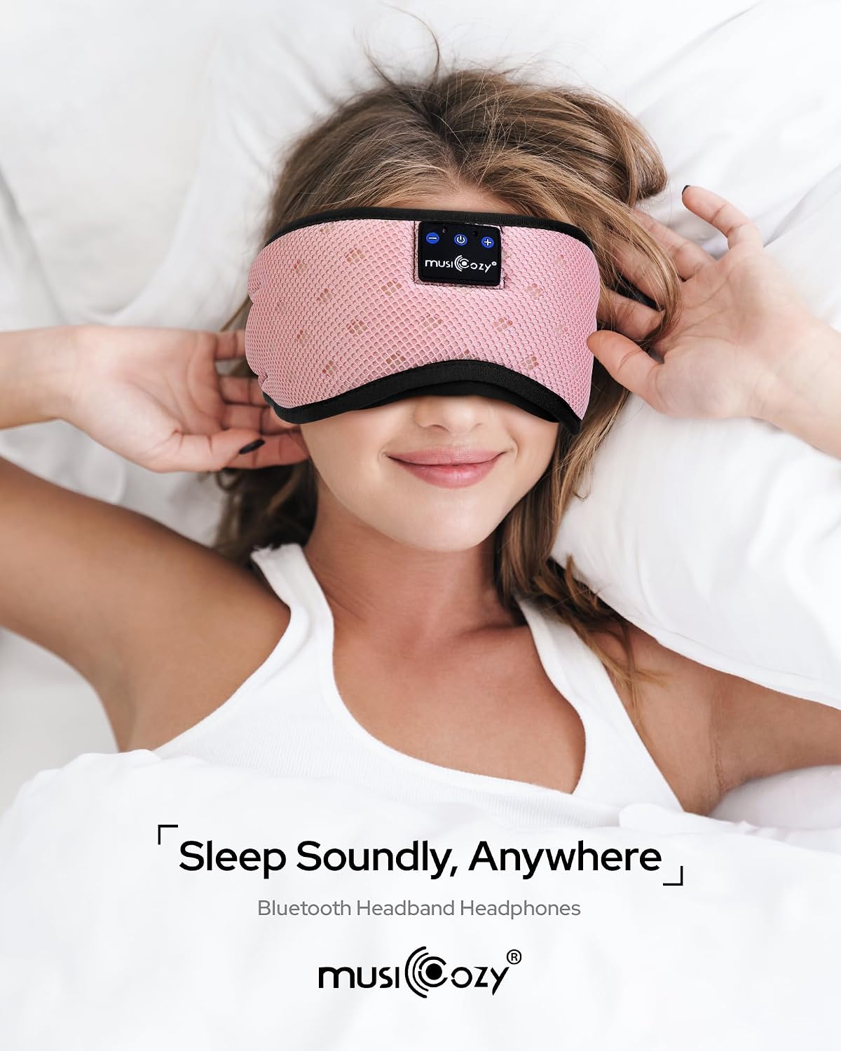 Detalle 2 de MUSICOZY Sleep Mask, Soft Mesh