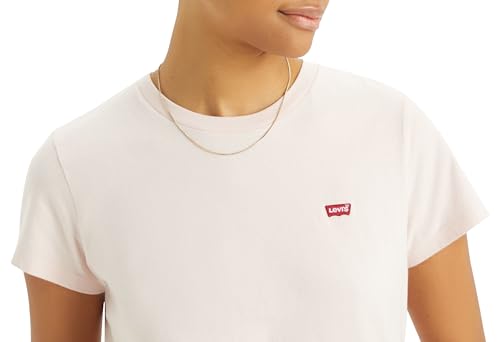 Detalle de Levi's Perfect Tee para Mujer (Potpourri, talla M) — una camiseta suave y versátil para el día a día