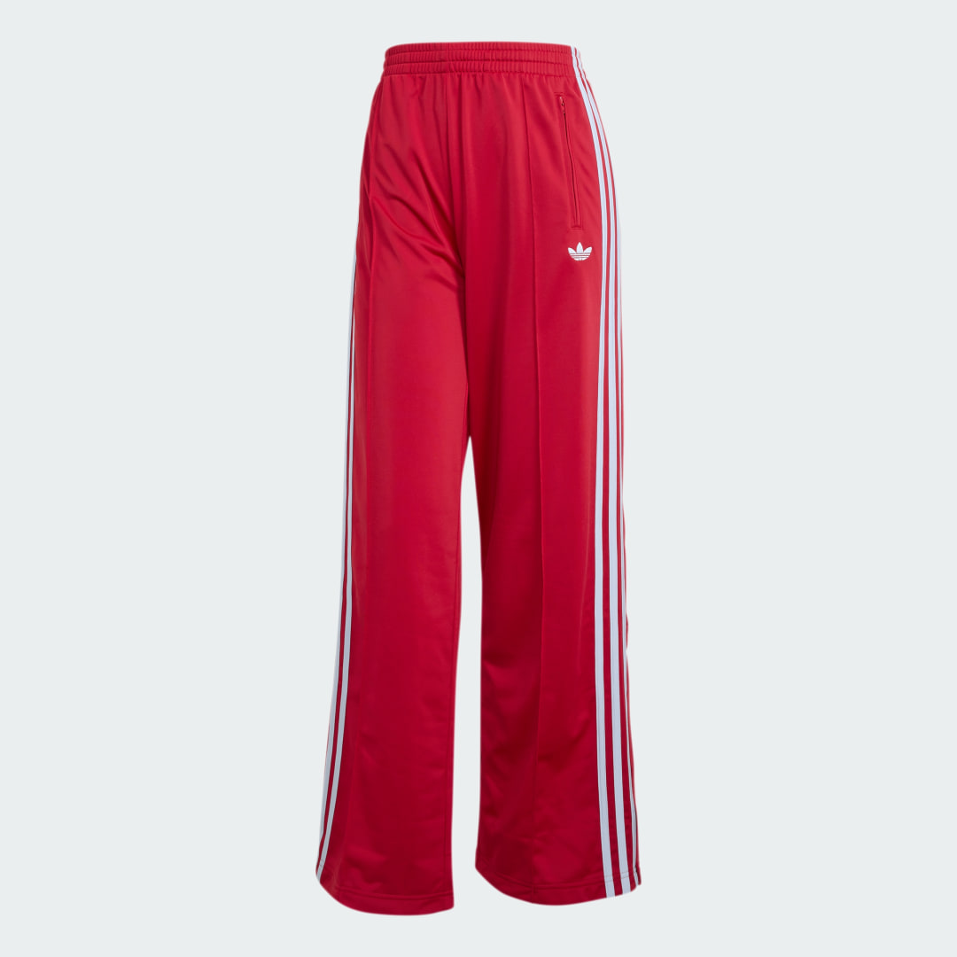 Detalle 2 de Pantalón Firebird Loose de Adidas, Burgundy