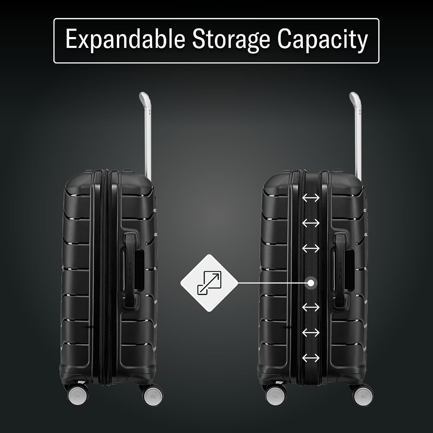 Detalle de Samsonite Freeform Hardside Carry-On with Spinner Wheels