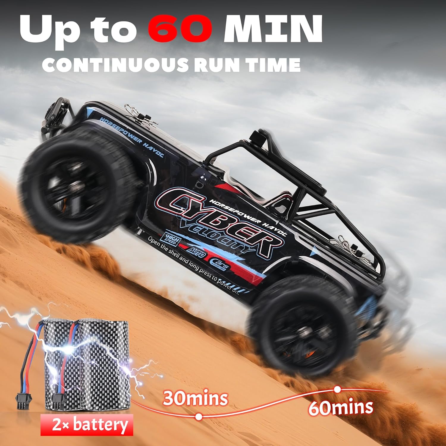 Thumbnail 3 de JOYTREKY Remote Control Car 1:18 4WD 40KMH