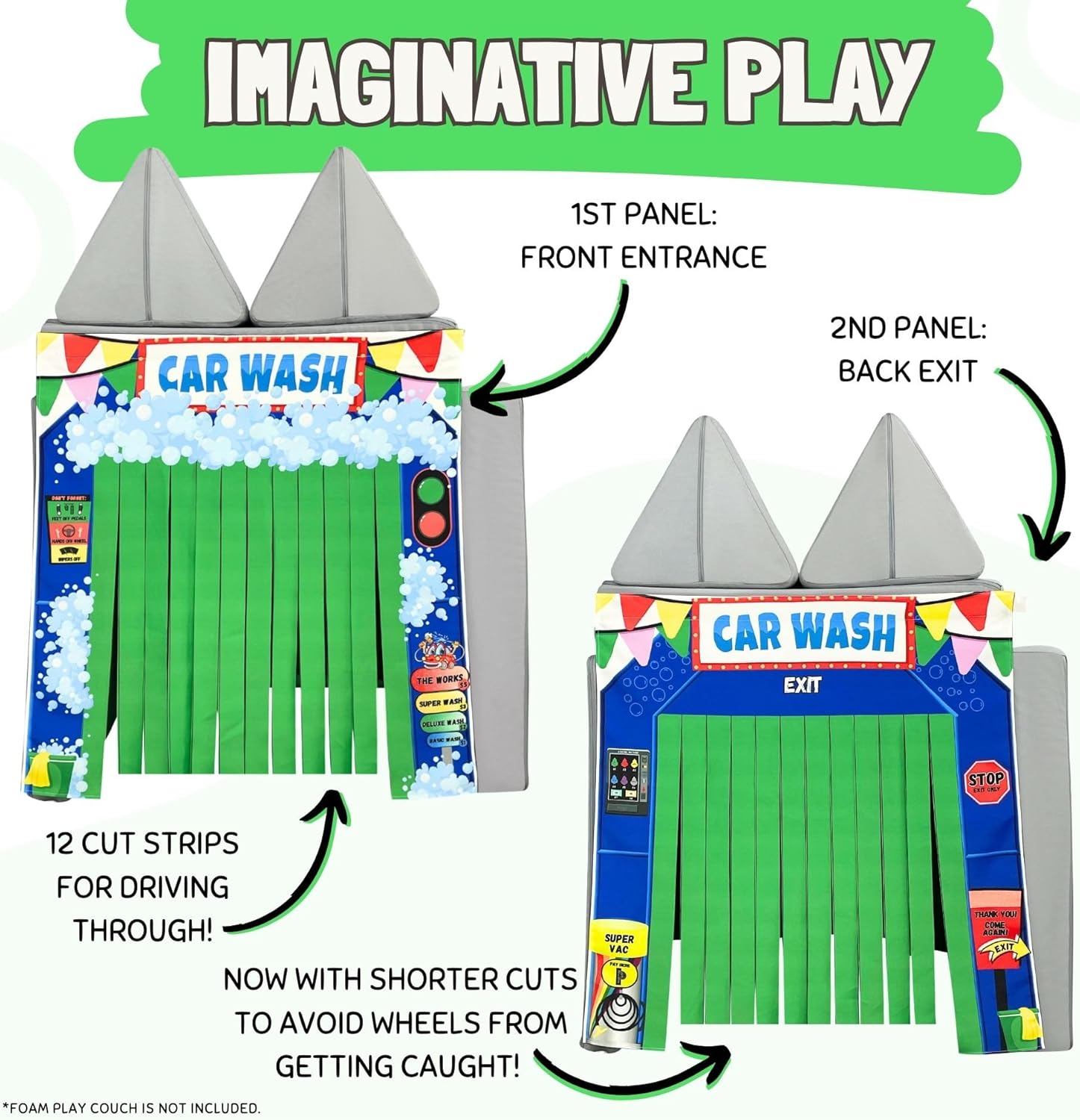 Detalle 2 de Couch Swag Play Panel Car Wash