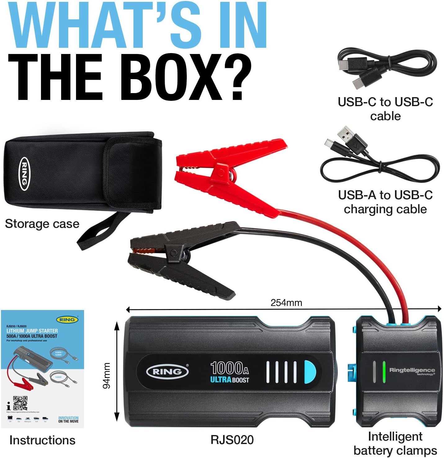 Thumbnail 6 de RING ULTRABOOST 1000A jump starter for cars