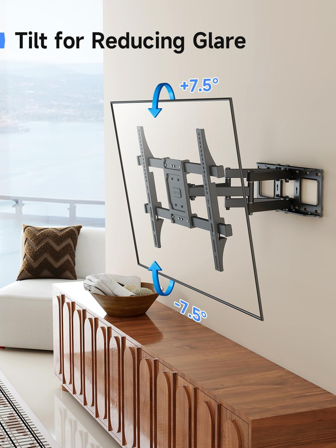 Thumbnail 5 de Suptek MA01A Full Motion TV Mount 132lbs