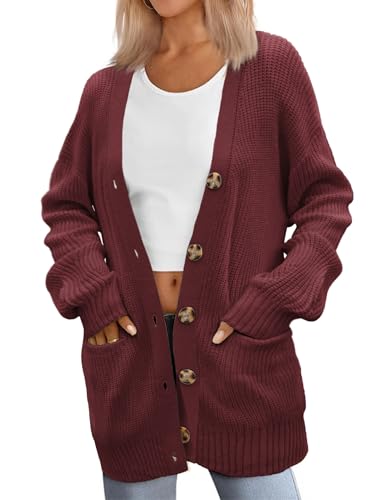 Detalle de Zeagoo Gilet Femme Cardigan chaud, ample