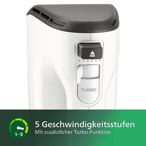 Detalle de Philips Handmixer 5000 Serie – Weiß, 450 W