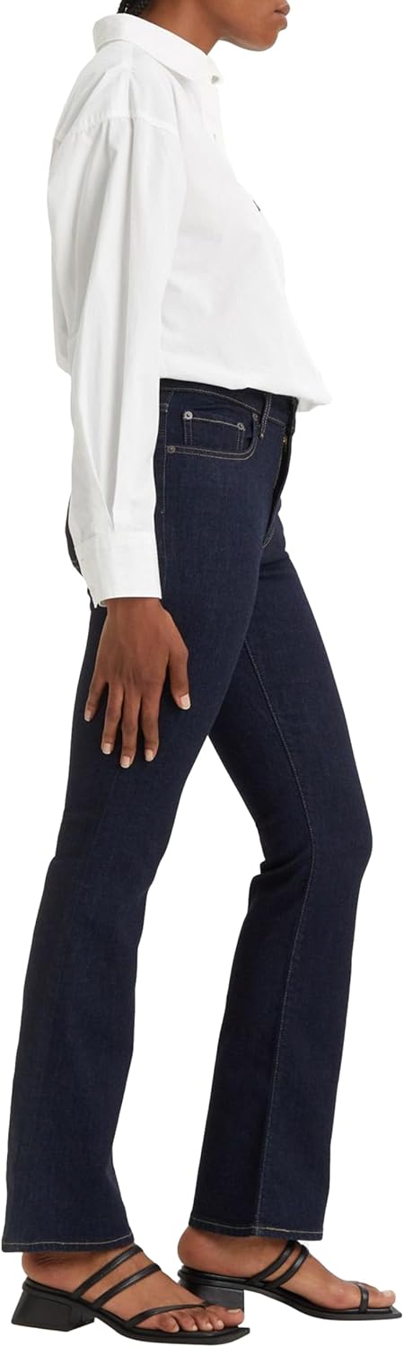 Detalle de Levi's 725 High Rise Bootcut Jeans Donna – stile versatile e confortevole
