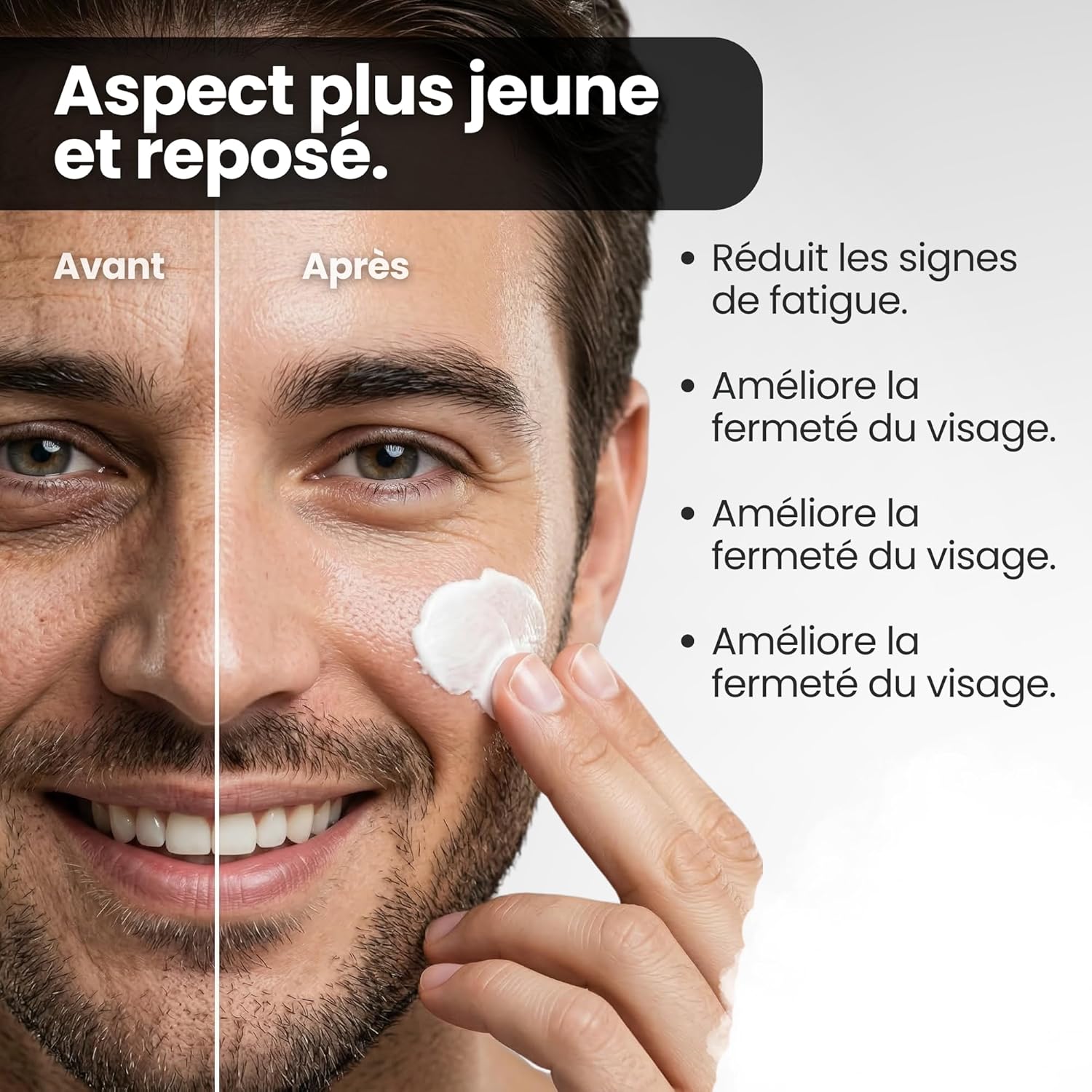Detalle de Men’s Master Crème Visage Homme Anti-Rides – Hydratation et fermeté au quotidien