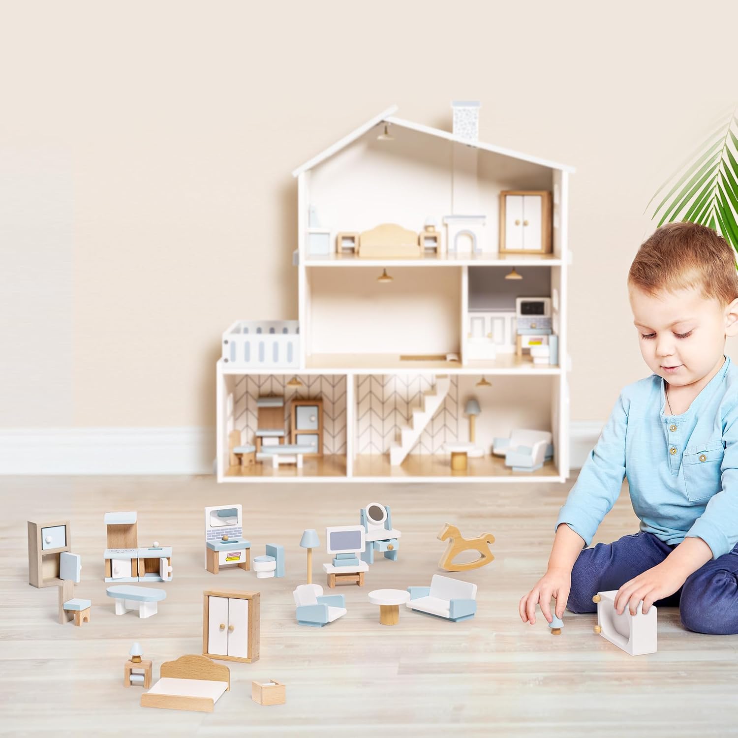 Thumbnail 5 de ROBOTIME Dollhouse Furniture 23-piece set 🪆
