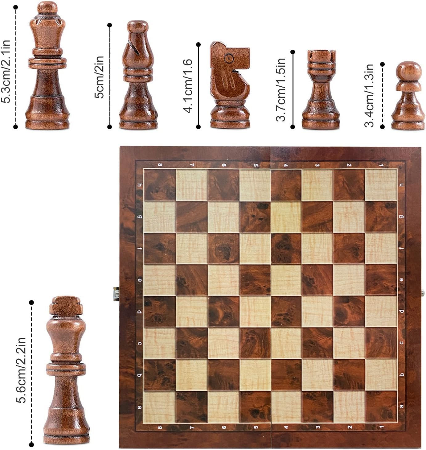 Thumbnail 3 de Jsdoin 3 in 1 Magnetic Chess Set