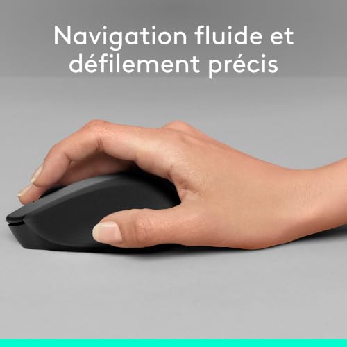 Detalle de Logitech M330 Silent Plus Souris Sans Fil – Confort et silence fiables pour une utilisation quotidienne