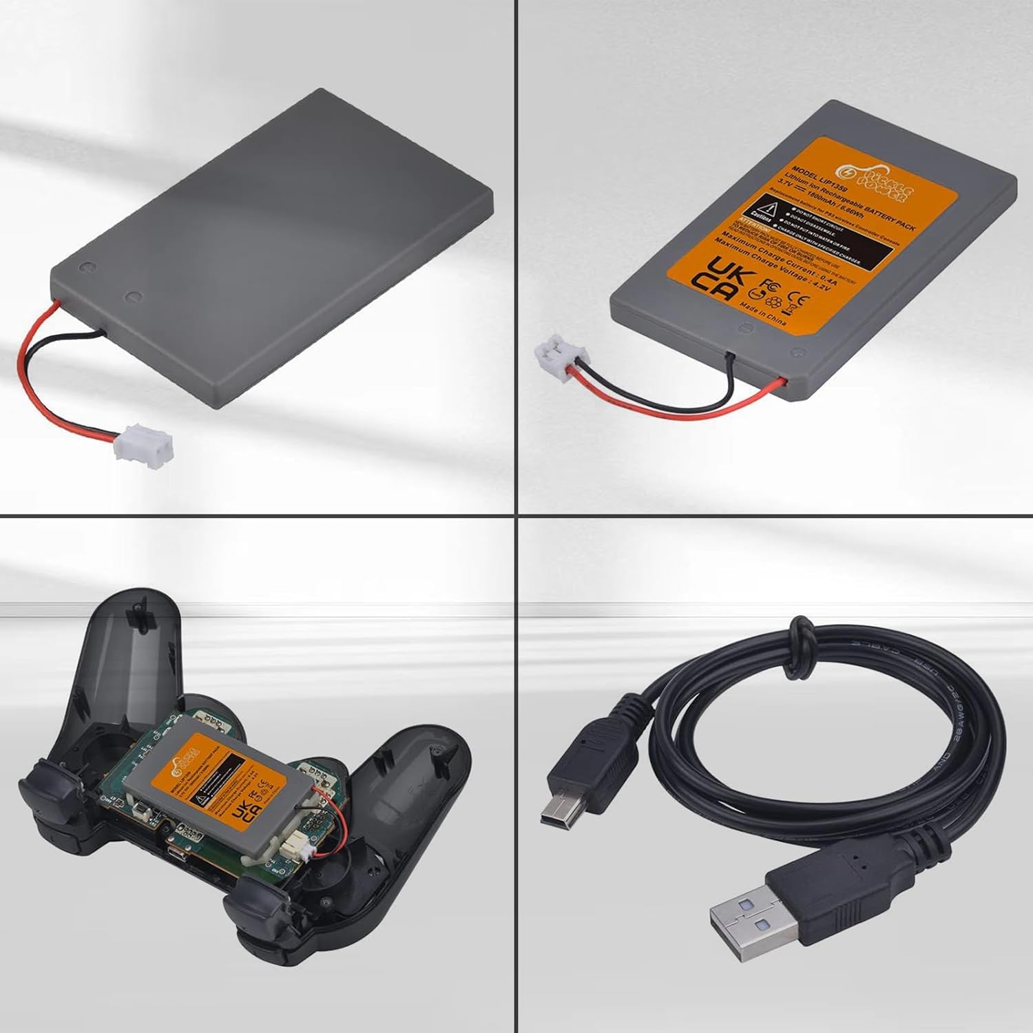 Thumbnail 4 de Pickle Power LIP1359 1800mAh PS3 Controller Battery