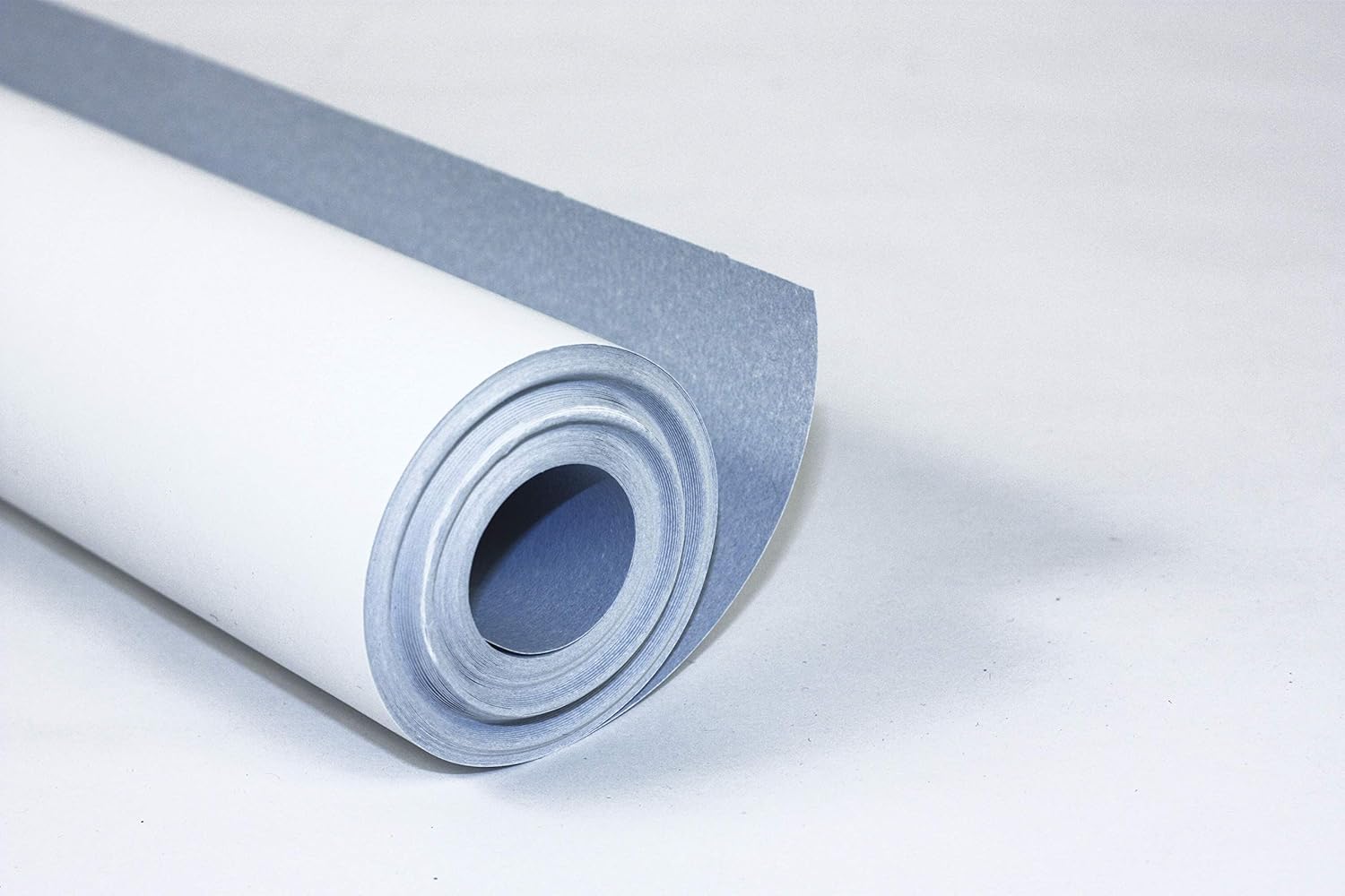 Detalle de Clairefontaine 34161C: Rotolo di carta da appendere 10x1 m, 120 g/m², fronte bianco e retro blu