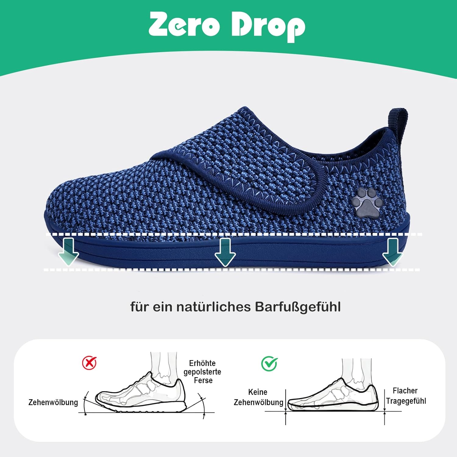 Thumbnail 4 de IceUnicorn Baby Barfußschuhe – Lauflernschuhe mit breiter Zehenbox und Anti-Rutsch-Sohle