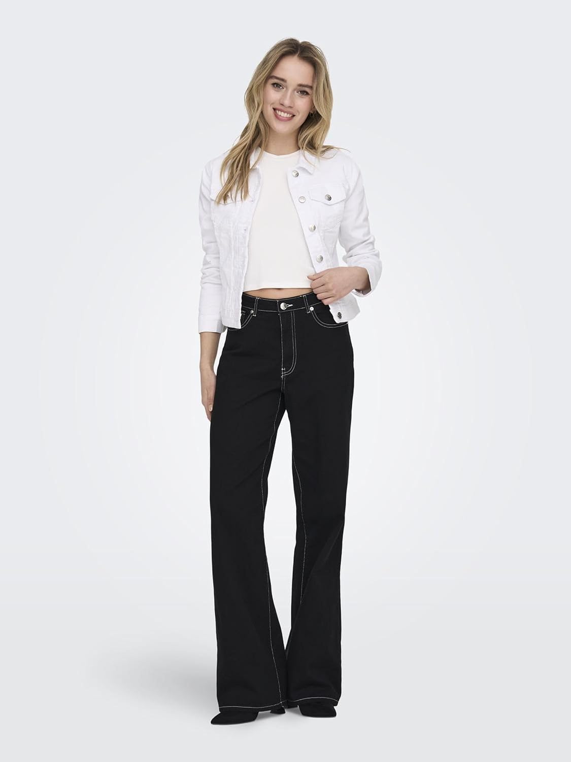 Thumbnail 2 de ONLY Damen Jeansjacke ONLWONDER – klassischer Denim-Schnitt mit körpernaher Passform