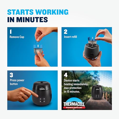 Detalle de Thermacell E-ZoneGuard Mosquito Repellent Refill, 120-Hr Value Pack