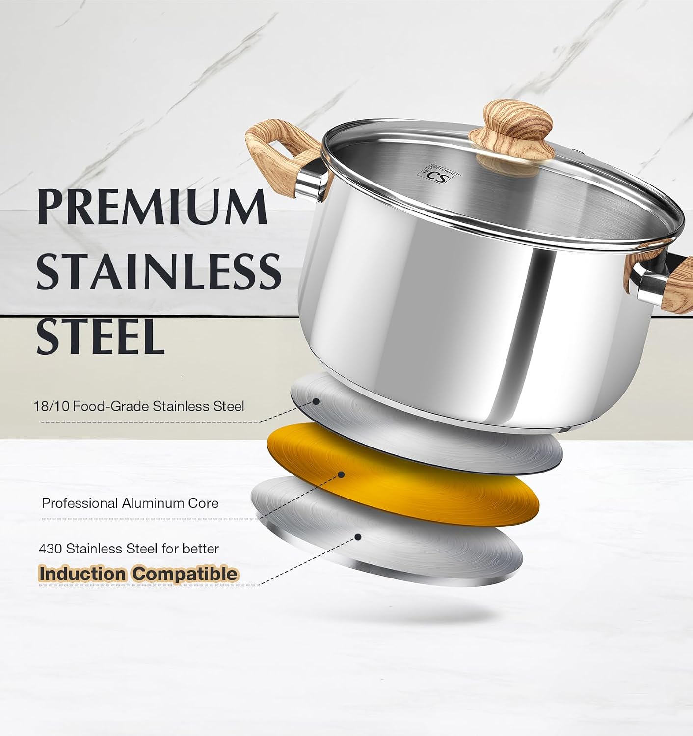 Thumbnail 5 de KOCH SYSTEME CS Stainless Steel Pot 6 Quart 🍲