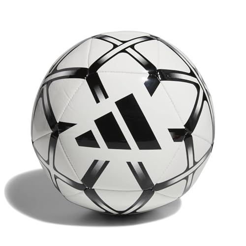 Detalle 2 de Adidas Starlancer Club Ball Recreation Ball Size 5 – bianco/nero