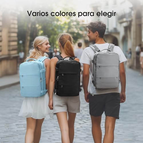 Thumbnail 7 de Samfolk Mochila de Viaje Cabina 40x20x25 (20 L) azul – 12 bolsillos y compartimentos organizados