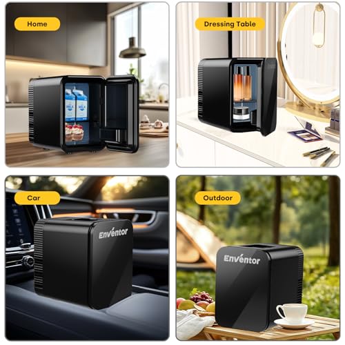Thumbnail 6 de Enventor Mini Fridge 4 Litre – Portable Cooler and Warmer (AC + 12V DC)