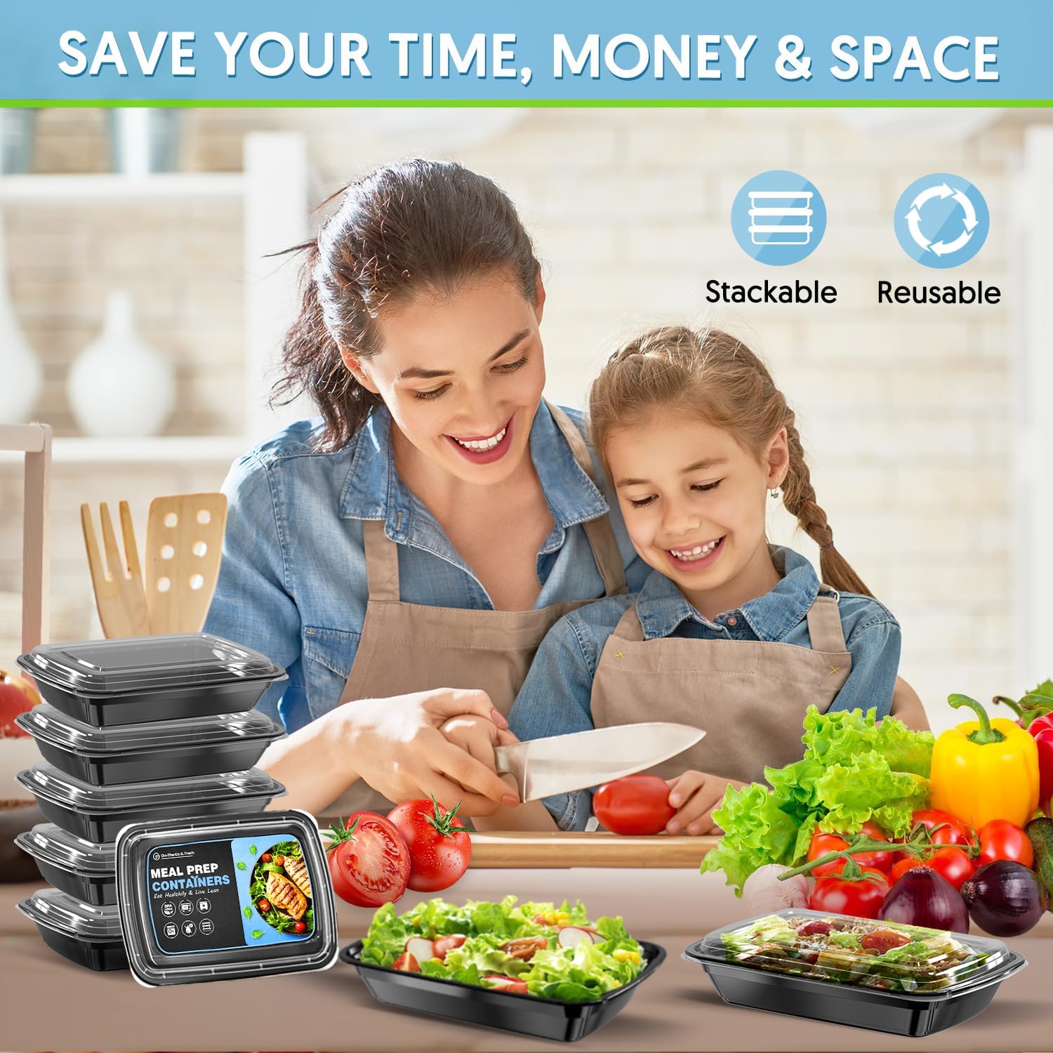 Thumbnail 1 de GUANFU Meal Prep Containers 28 oz 🍱