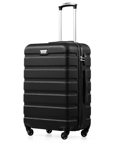 Detalle de COOLIFE 28 Inch Large Suitcase | Lightweight PC+ABS Hard Shell with 93L capacity