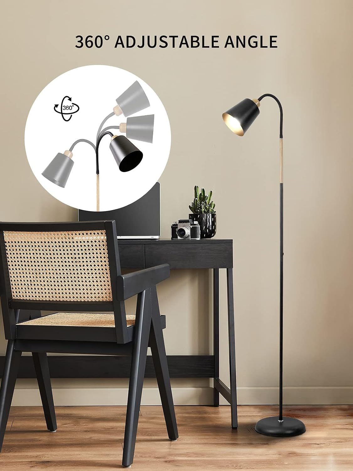 Detalle de ANTENLICHT VILI Stehlampe 159 cm, E27 Leselampe