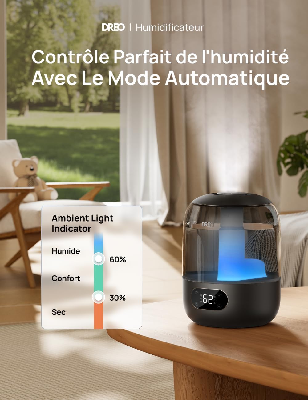Thumbnail 1 de Dreo 3L Humidificateur Bébé 30H 🌫