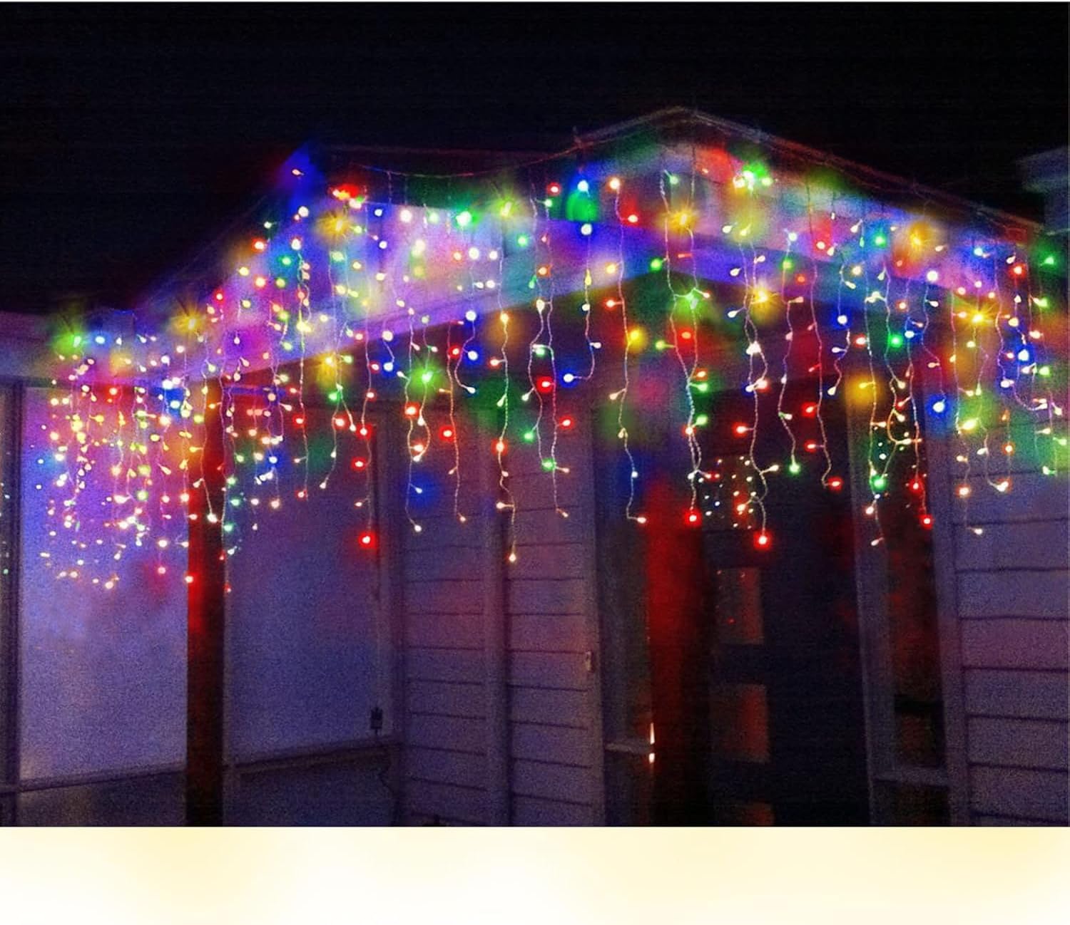 Thumbnail 4 de Homeleo Solar Icicle 4M 160 LED string lights