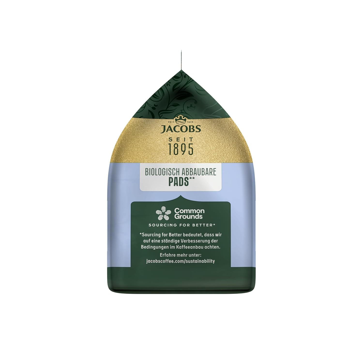 Detalle de Jacobs Pads Crema Mild – Senseo kompatible Pads, 90 Kaffeepads (5 × 18)