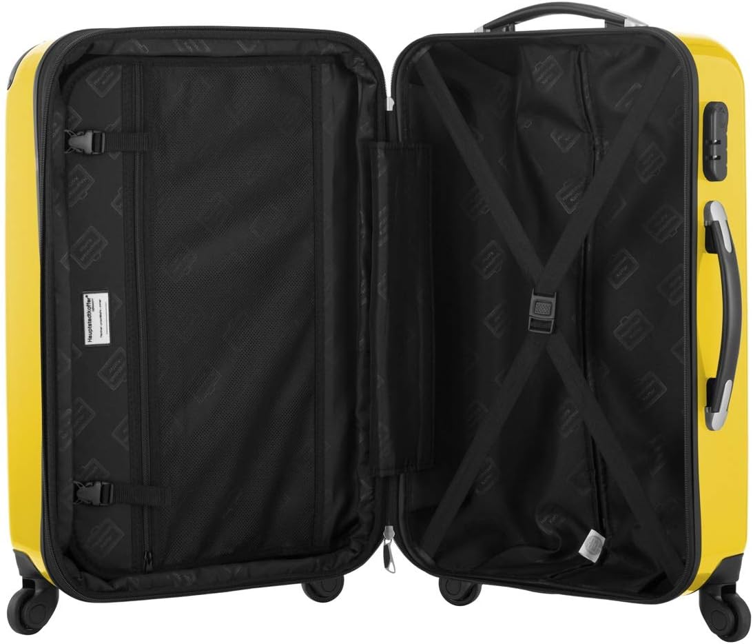 Detalle de Hauptstadtkoffer Valigia Rigida Alex 75 cm – 119 L, Giallo
