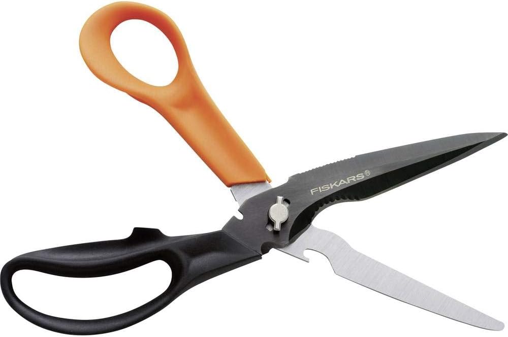 Detalle de Fiskars Cuts + More 1000809 multifunktionssax, 23 cm med titanbeläggning