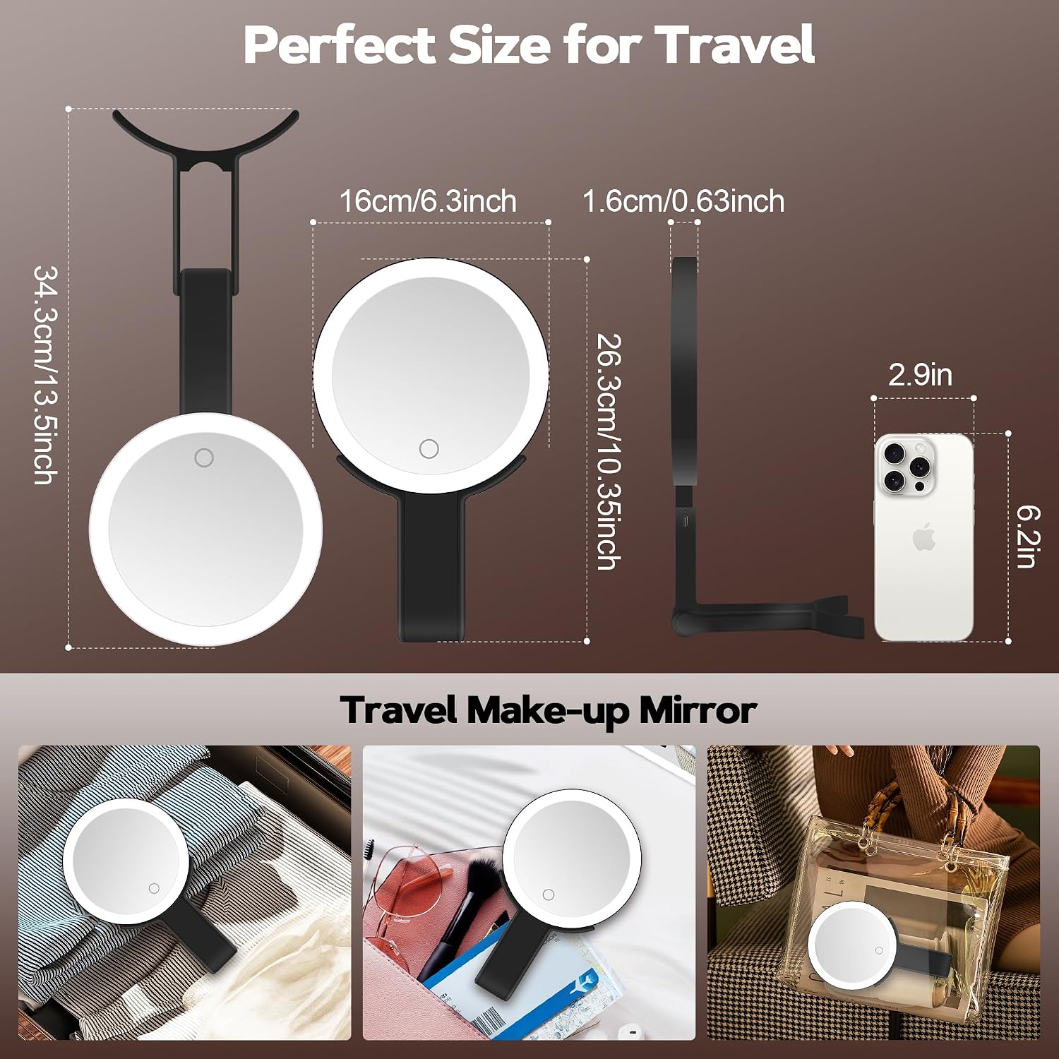 Thumbnail 6 de B Beauty Planet Miroir grossissant 30X pliable