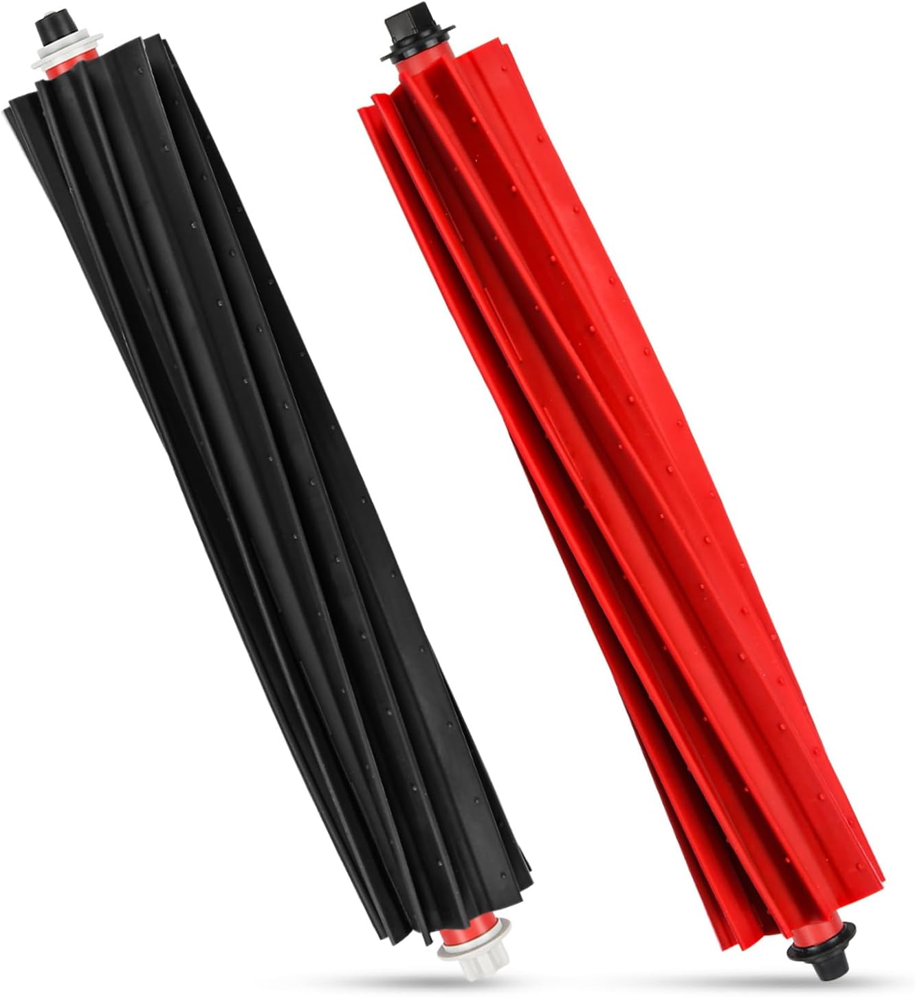 Detalle de Alloytool S8 MaxV dubbele hoofdborstels van rubber voor Roborock