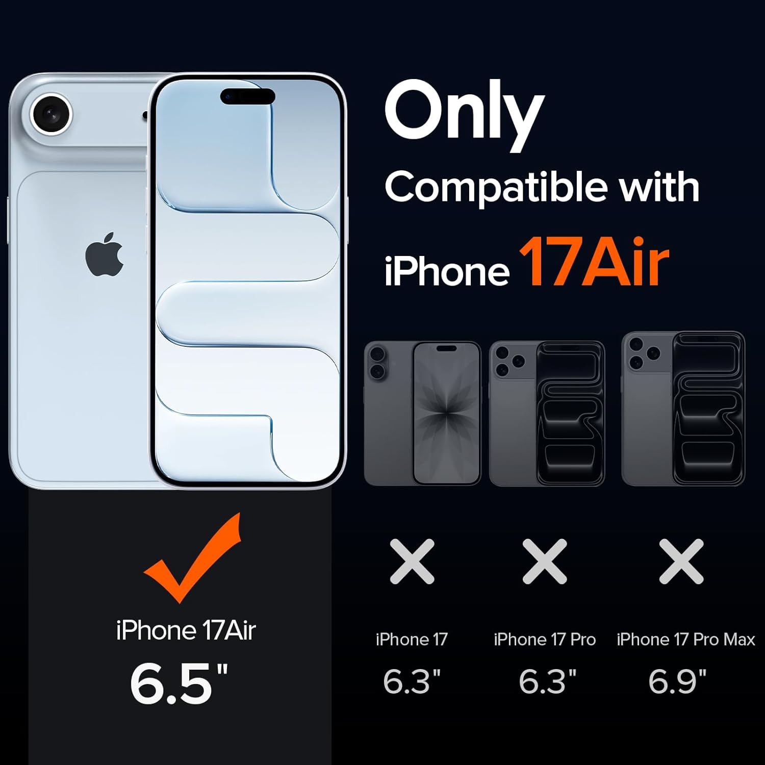 Thumbnail 1 de Coque magnétique iPhone Air ivoler compatible MagSafe, transparente anti-rayures et pare-chocs TPU