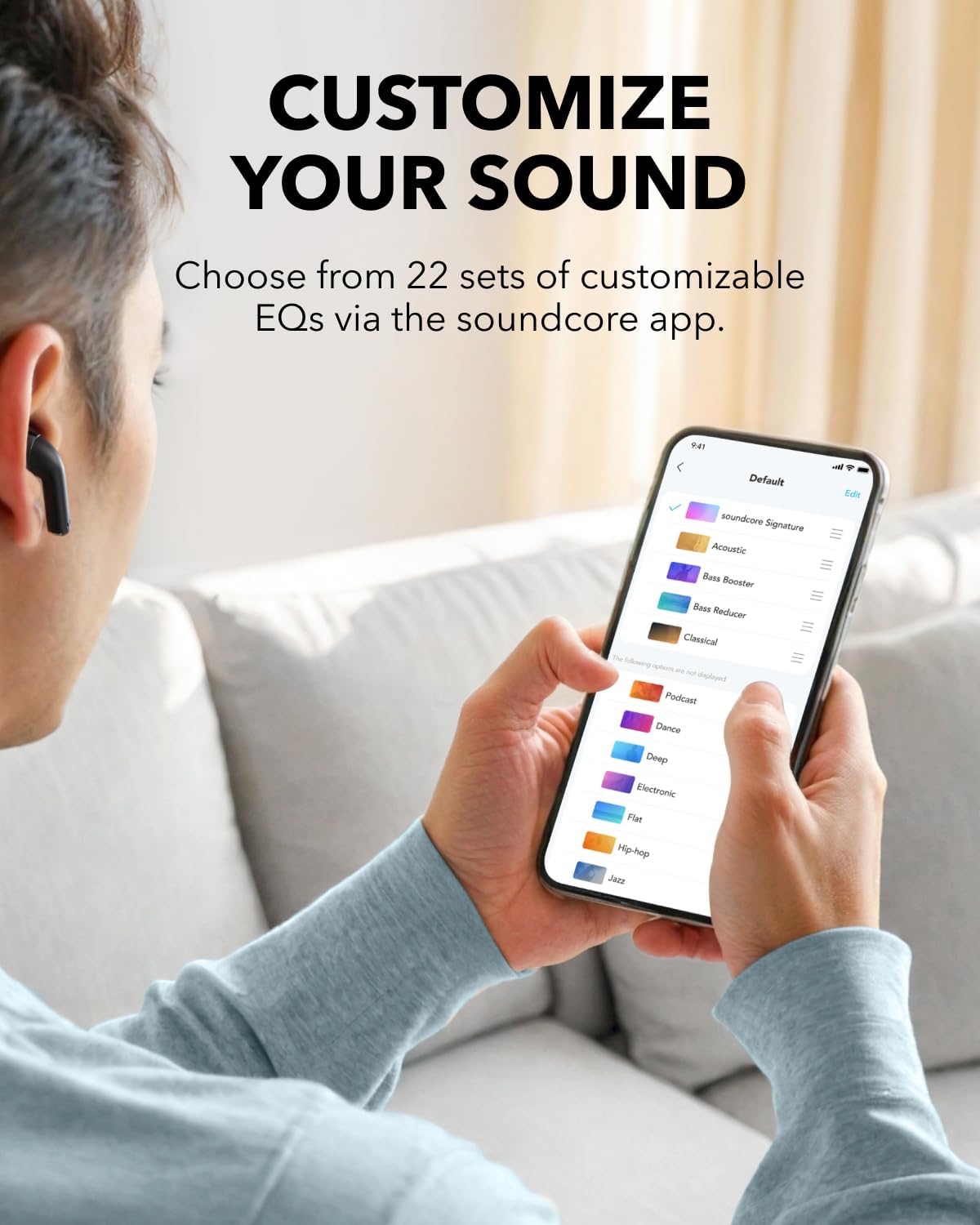 Thumbnail 5 de Soundcore K20i 36 horas Auriculares inalámbricos
