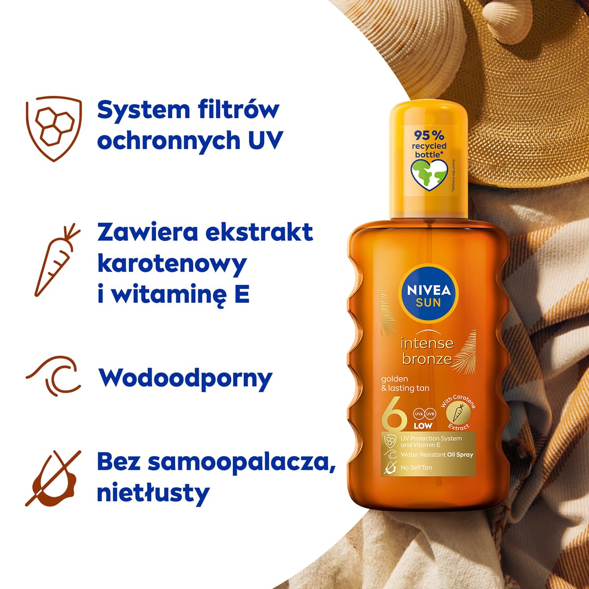 Thumbnail 4 de NIVEA SUN Intense Bronze Carotin-Öl SPF 6 – 200 ml