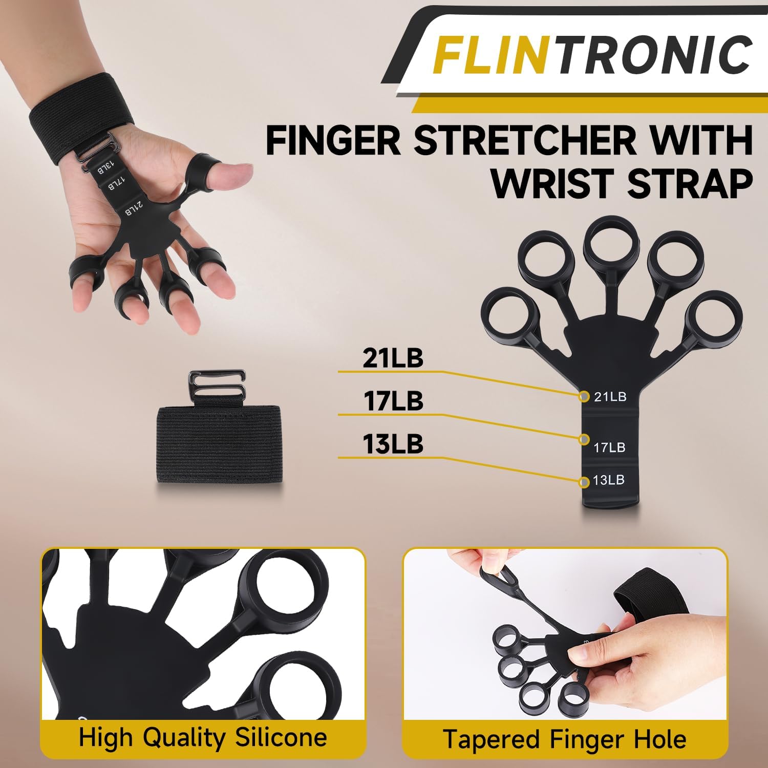Thumbnail 5 de flintronic Hand Grip Strengthener Kit 60 kg