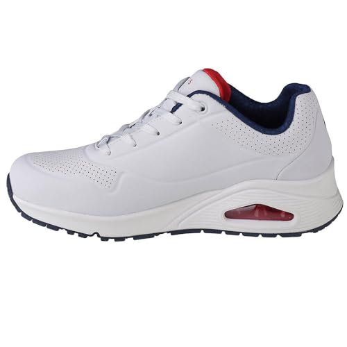 Thumbnail 1 de Skechers Damen UNO Stand ON AIR Sneaker – White Durabuck/Navy, Größe 37 EU