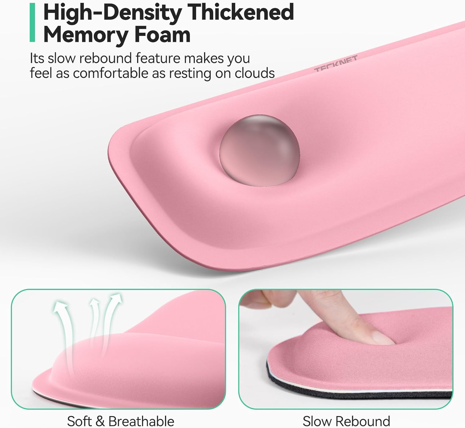 Thumbnail 3 de TECKNET Tapis de souris ergonomique avec repose-poignet