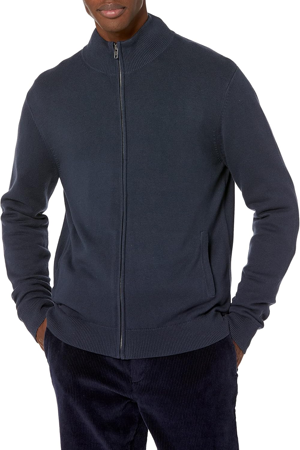 Thumbnail 6 de Men’s Full-Zip Cotton Sweater