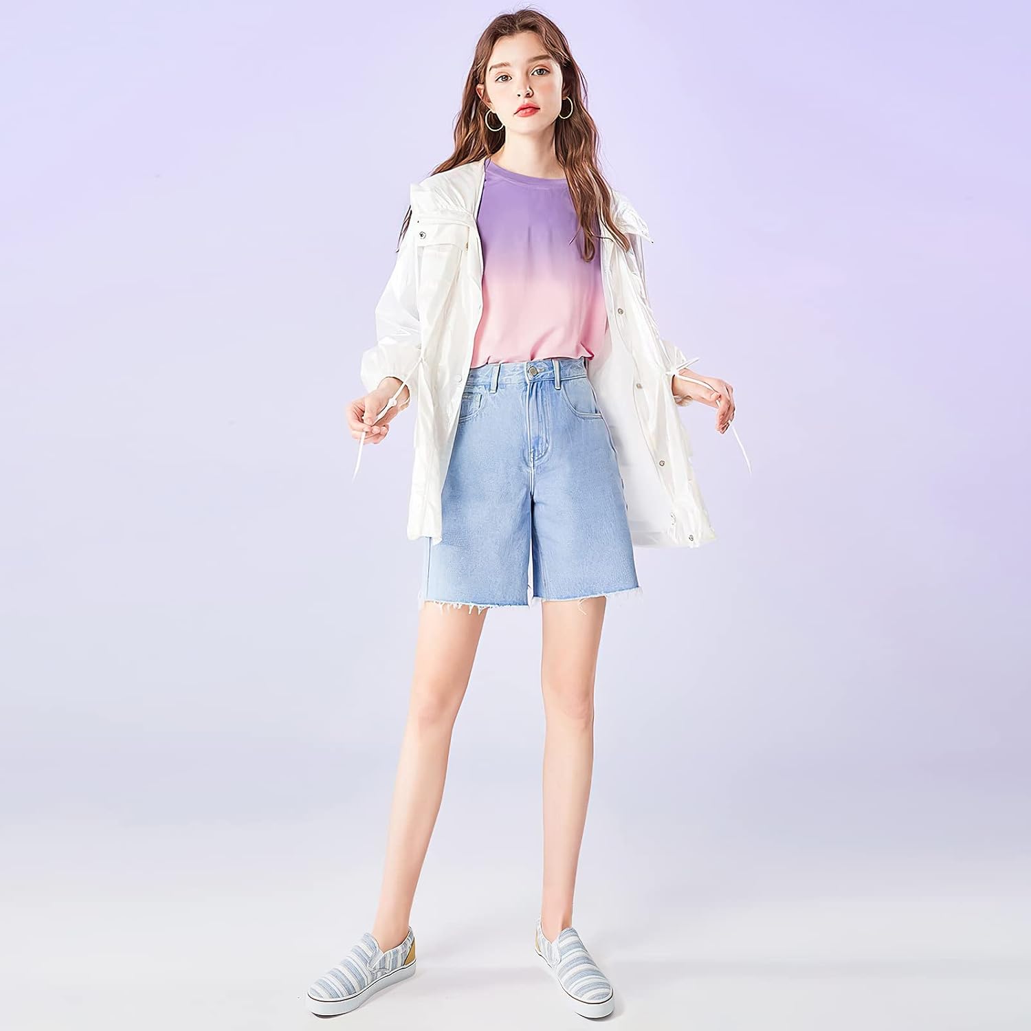 Detalle 2 de Women's Slip On Canvas Sneakers 1 emoji