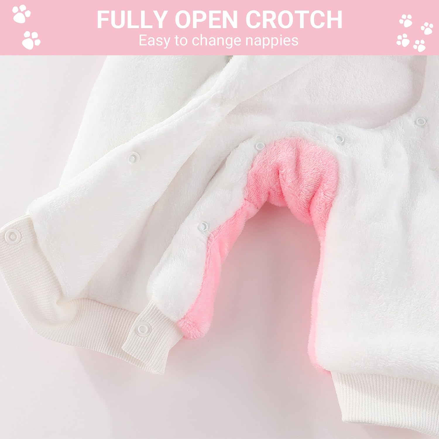 Detalle de WYTbaby Baby Snowsuit Fleece Romper 1pc