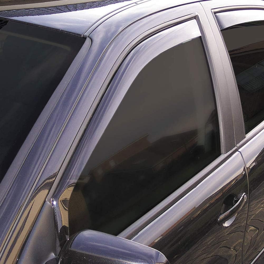 Detalle de ClimAir P0007 Dark zijwindschermen voor Opel Insignia B, zwart acrylglas